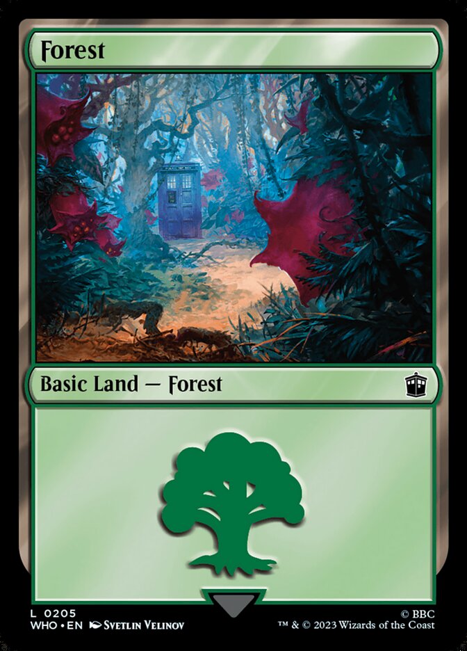 Forest 205 - Doctor Who MTG card