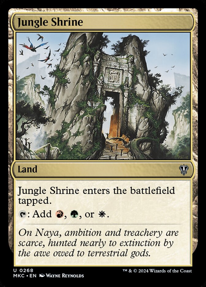 Jungle Shrine 268 - Murders at Karlov Manor Commander MTG card