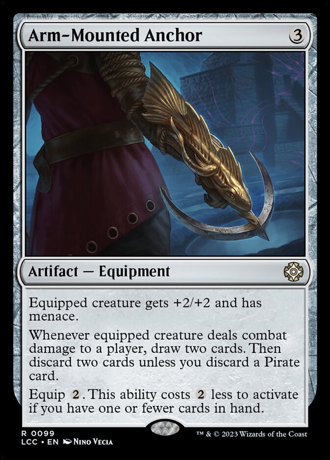 Arm-Mounted Anchor 99 - The Lost Caverns of Ixalan Commander MTG card