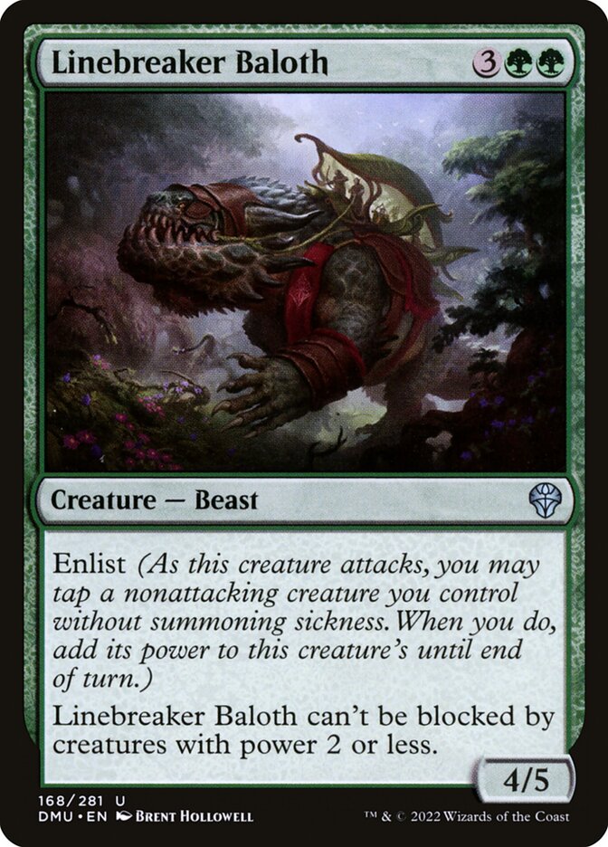 Linebreaker Baloth 168 - Dominaria United MTG card