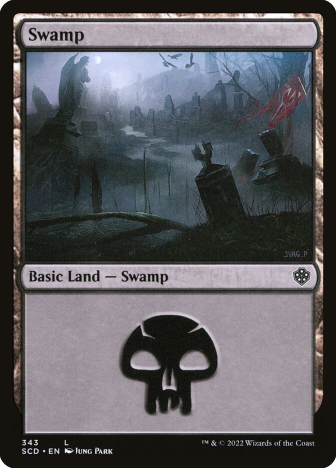 Swamp 343 - Starter Commander Decks MTG card