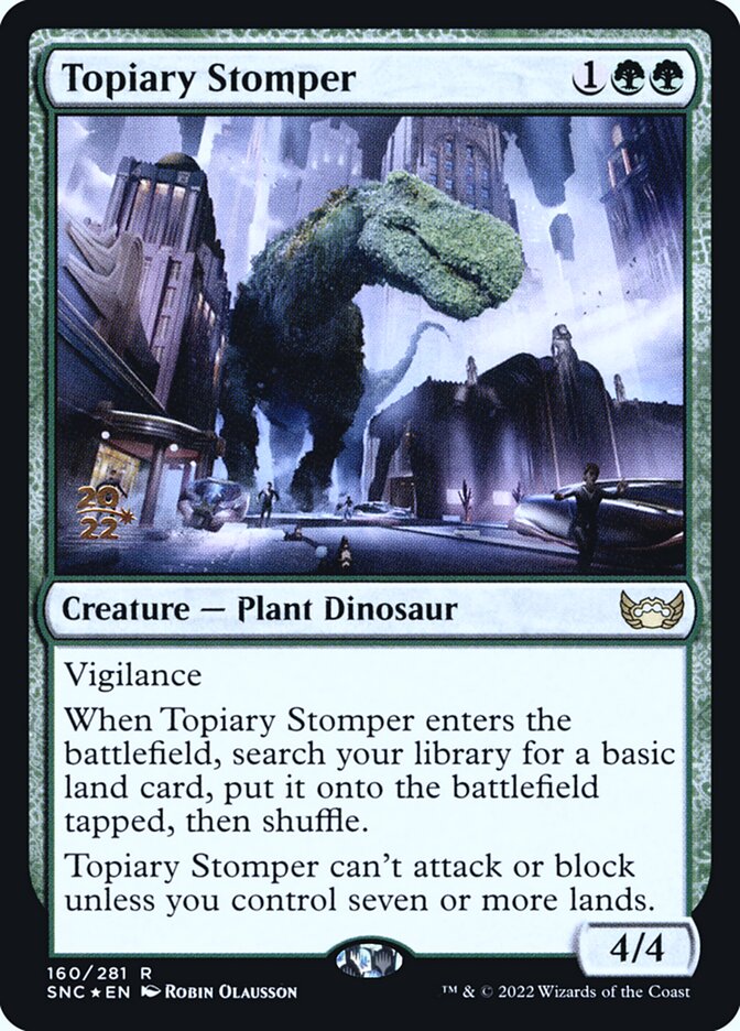 Topiary Stomper 160s - Streets of New Capenna Promos MTG card
