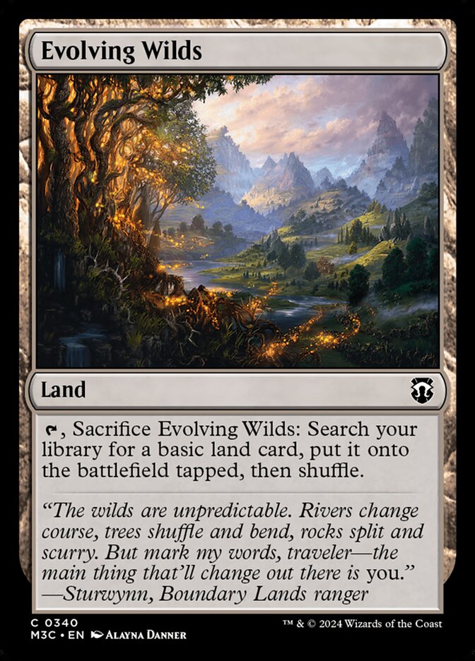 Evolving Wilds 340 - Modern Horizons 3 Commander MTG card
