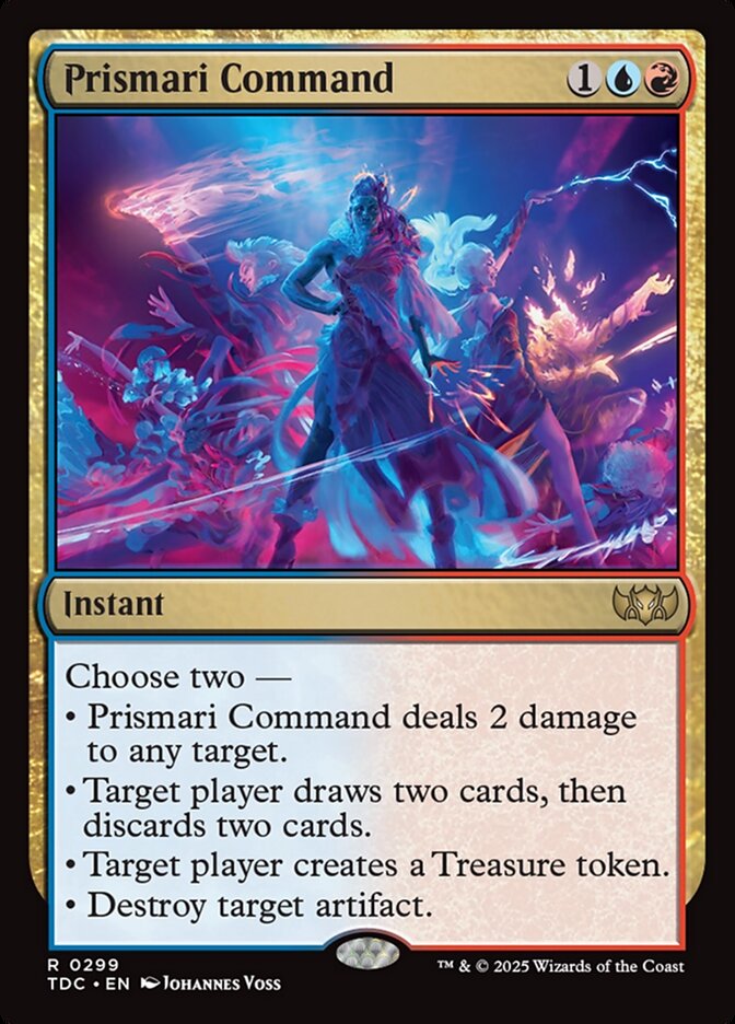 Prismari Command 299 - Tarkir: Dragonstorm Commander MTG card