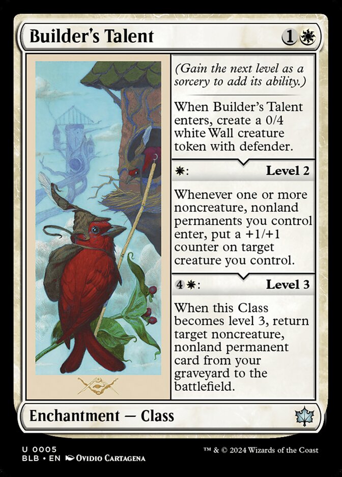 Builder's Talent 5 - Bloomburrow MTG card