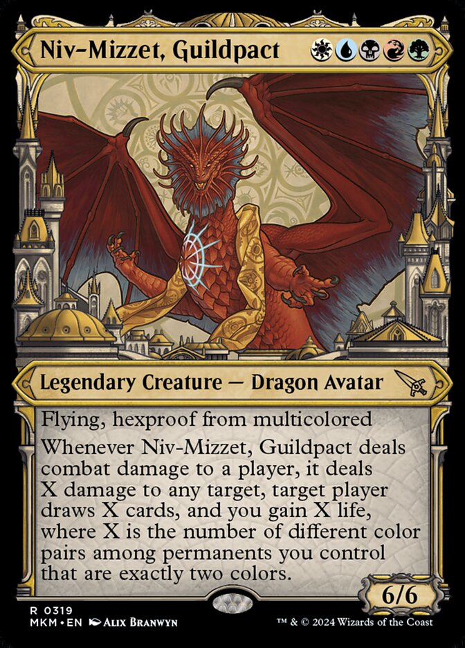 Niv-Mizzet, Guildpact 319 - Murders at Karlov Manor MTG card