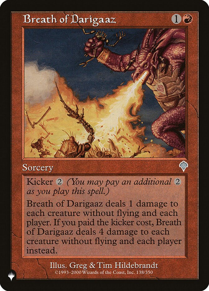 Breath of Darigaaz INV-138 - The List MTG card