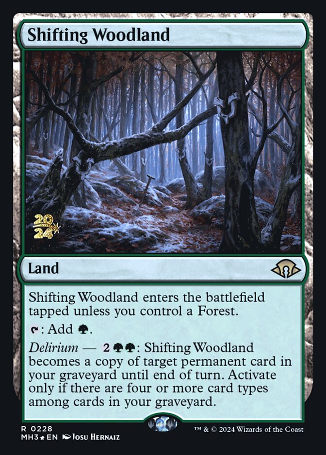 Shifting Woodland 228s - Modern Horizons 3 Promos MTG card