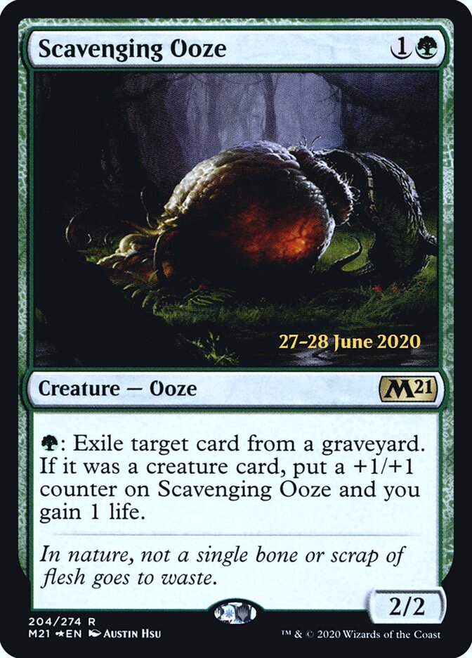 Scavenging Ooze 204s - Core Set 2021 Promos MTG card