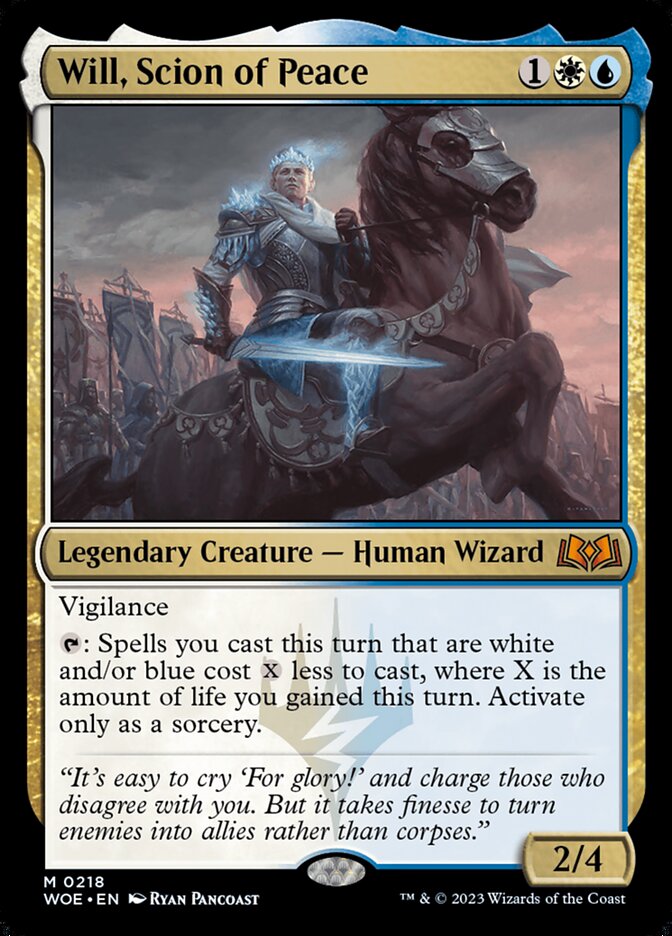 Will, Scion of Peace 218 - Wilds of Eldraine MTG card