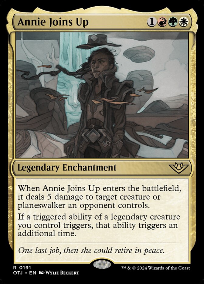 Annie Joins Up 191 - Outlaws of Thunder Junction MTG card