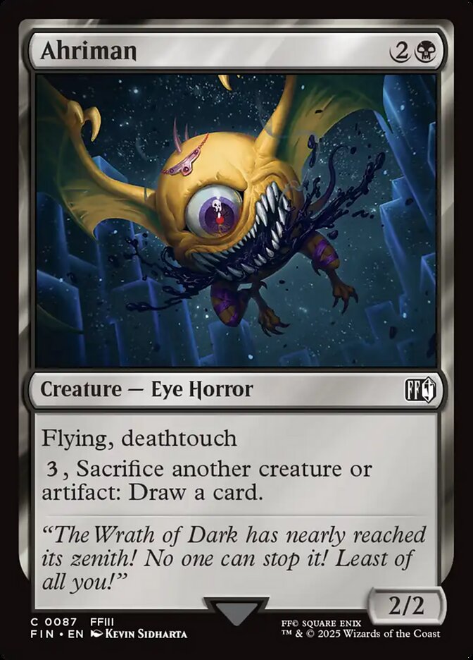 Ahriman 87 - Final Fantasy MTG card