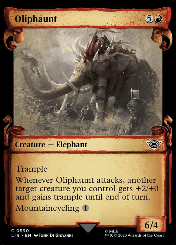 Oliphaunt 590 - The Lord of the Rings: Tales of Middle-earth MTG card