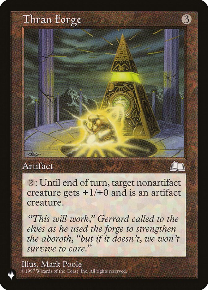 Thran Forge WTH-159 - The List MTG card
