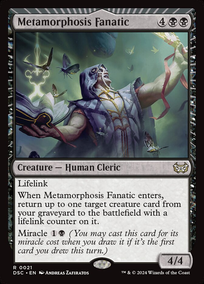 Metamorphosis Fanatic 21 - Duskmourn: House of Horror Commander MTG card