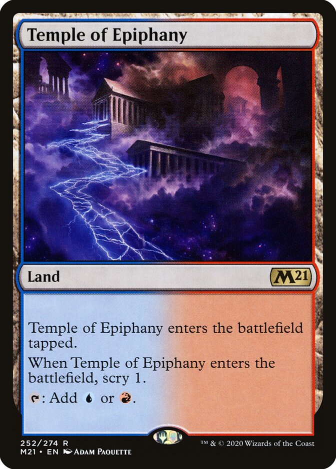 Temple of Epiphany 252 - Core Set 2021 MTG card