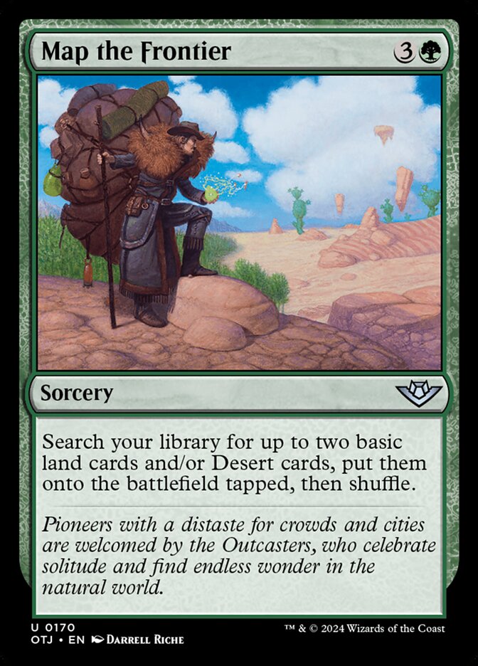 Map the Frontier 170 - Outlaws of Thunder Junction MTG card