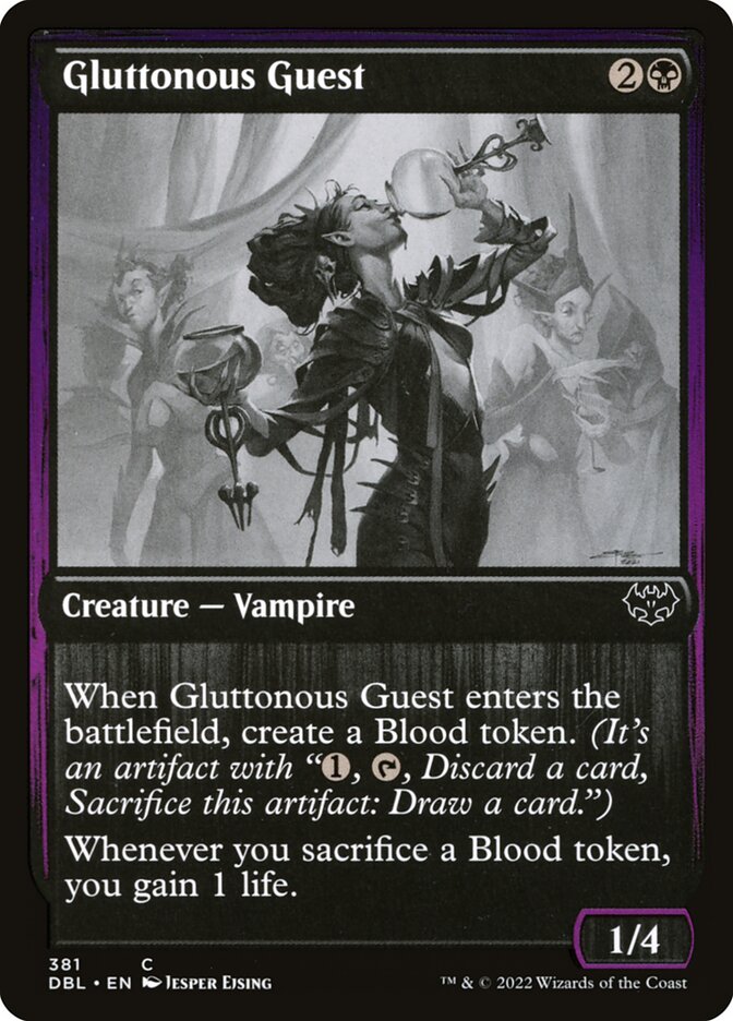 Gluttonous Guest 381 - Innistrad: Double Feature MTG card