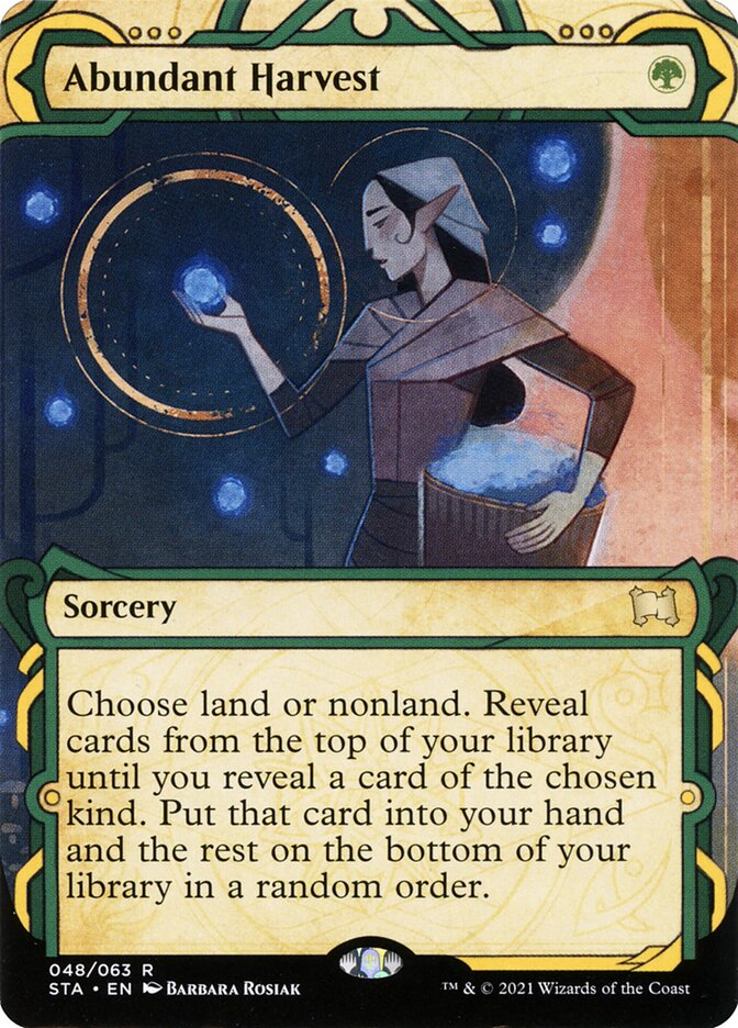 Abundant Harvest 48 - Strixhaven Mystical Archive MTG card