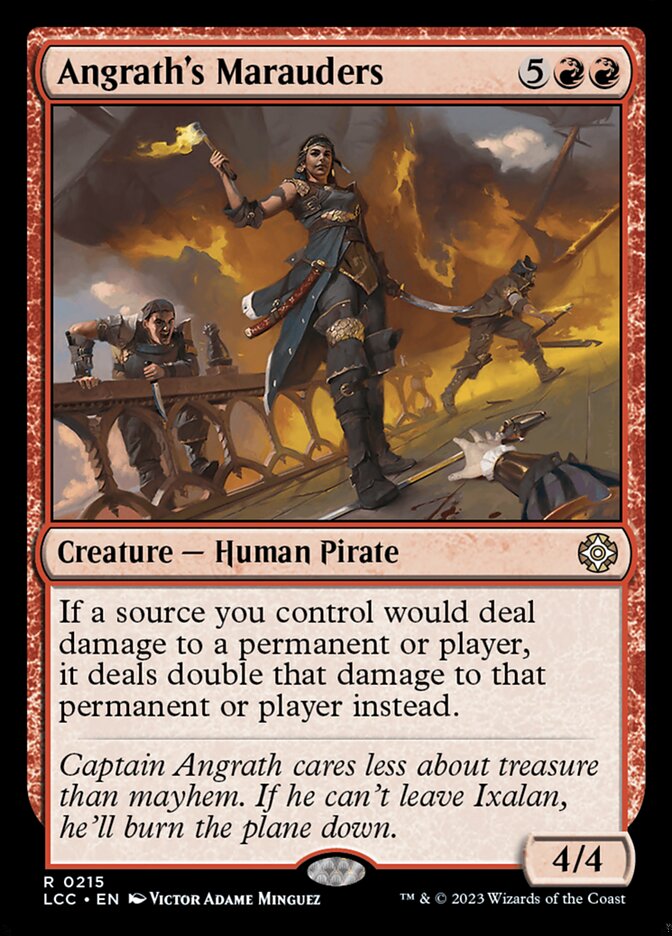 Angrath's Marauders 215 - The Lost Caverns of Ixalan Commander MTG card