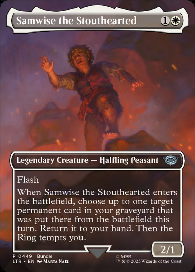 Samwise the Stouthearted 449 - The Lord of the Rings: Tales of Middle-earth MTG card