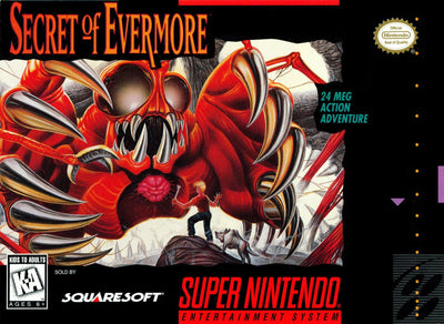 Secret of Evermore SNES front cover