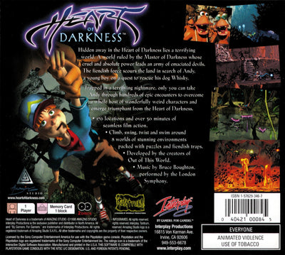 Heart of Darkness - Box Back