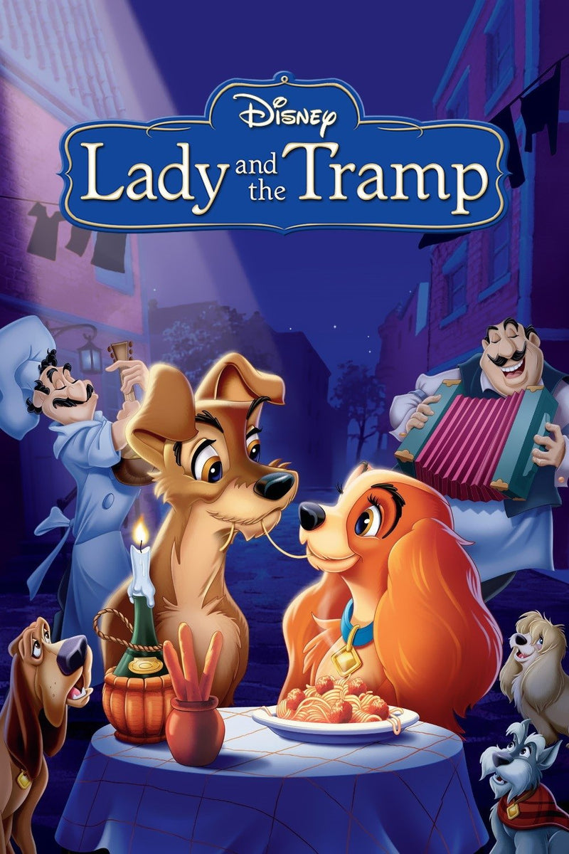 Lady and the Tramp VHS cover art