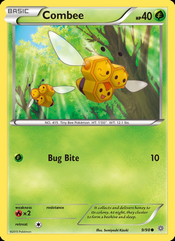 Combee 9/98 - Ancient Origins Pokemon card