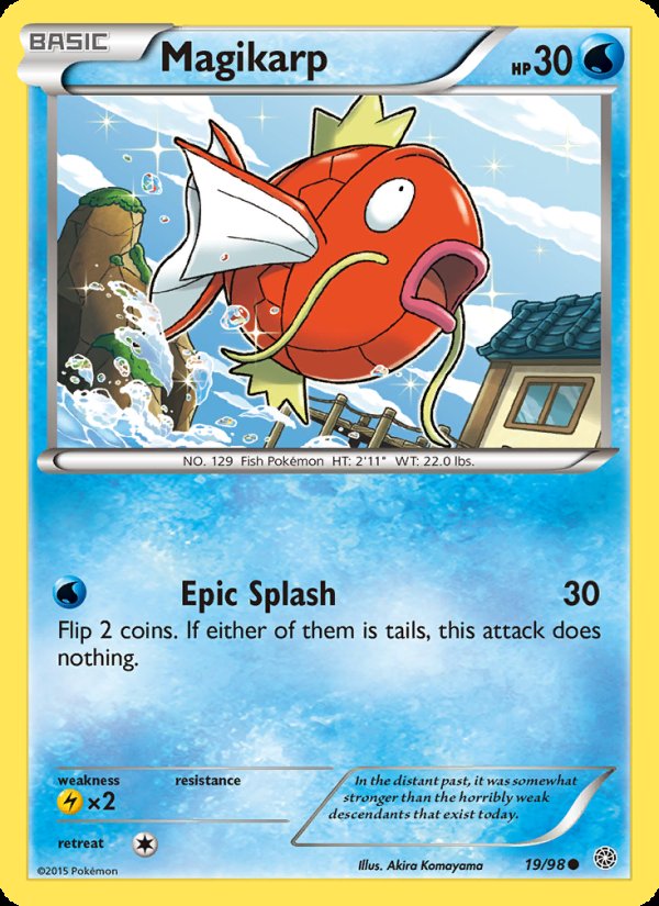 Magikarp 19/98 - Ancient Origins Pokemon card