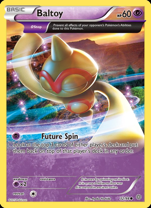 Baltoy 32/98 - Ancient Origins Pokemon card