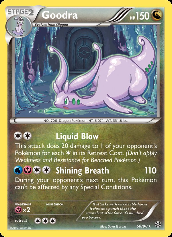 Goodra 60/98 - Ancient Origins Pokemon card