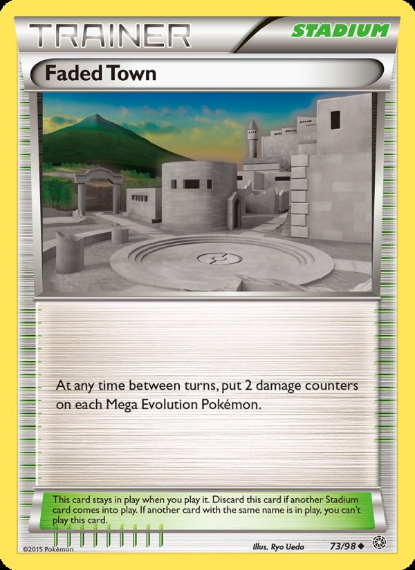 Faded Town 73/98 - Ancient Origins Pokemon card
