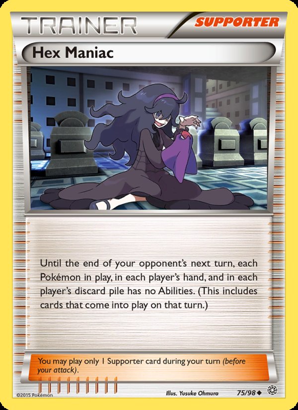 Hex Maniac 75/98 - Ancient Origins Pokemon card