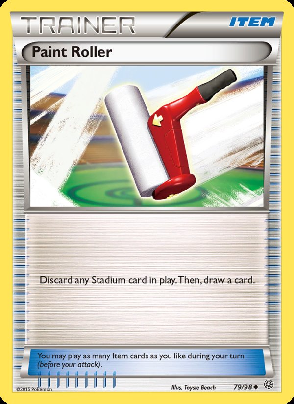 Paint Roller 79/98 - Ancient Origins Pokemon card