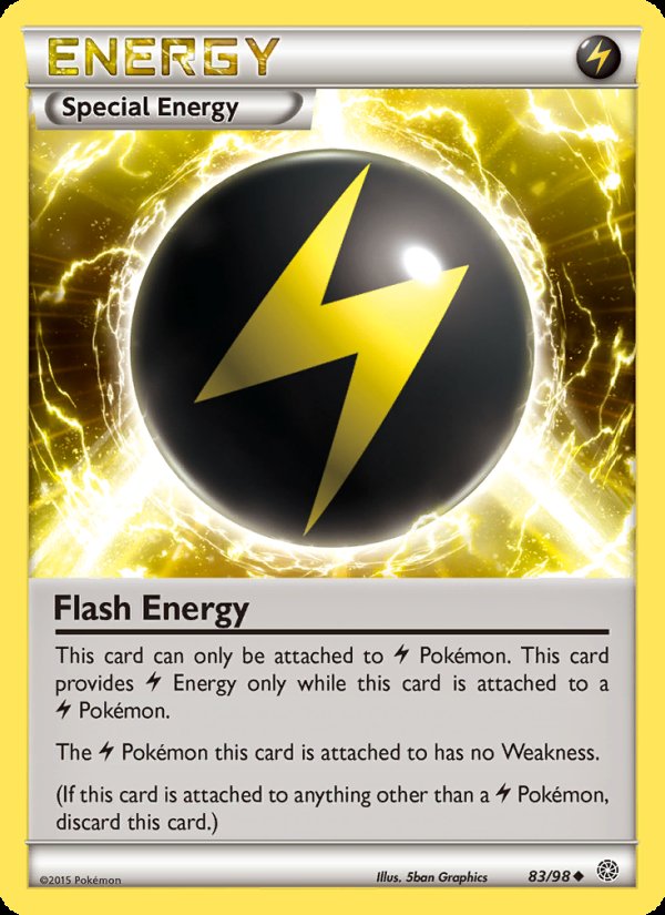 Flash Energy 83/98 - Ancient Origins Pokemon card