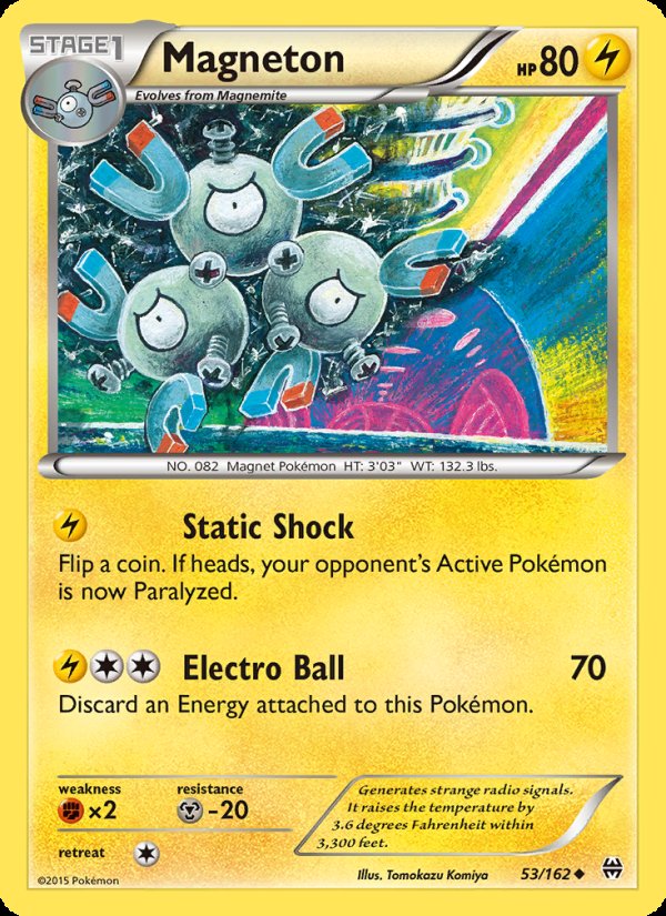 Magneton 53/162 - BREAKthrough Pokemon card