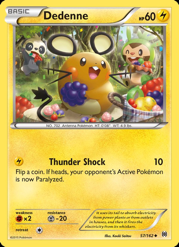 Dedenne 57/162 - BREAKthrough Pokemon card