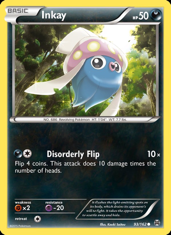 Inkay 93/162 - BREAKthrough Pokemon card
