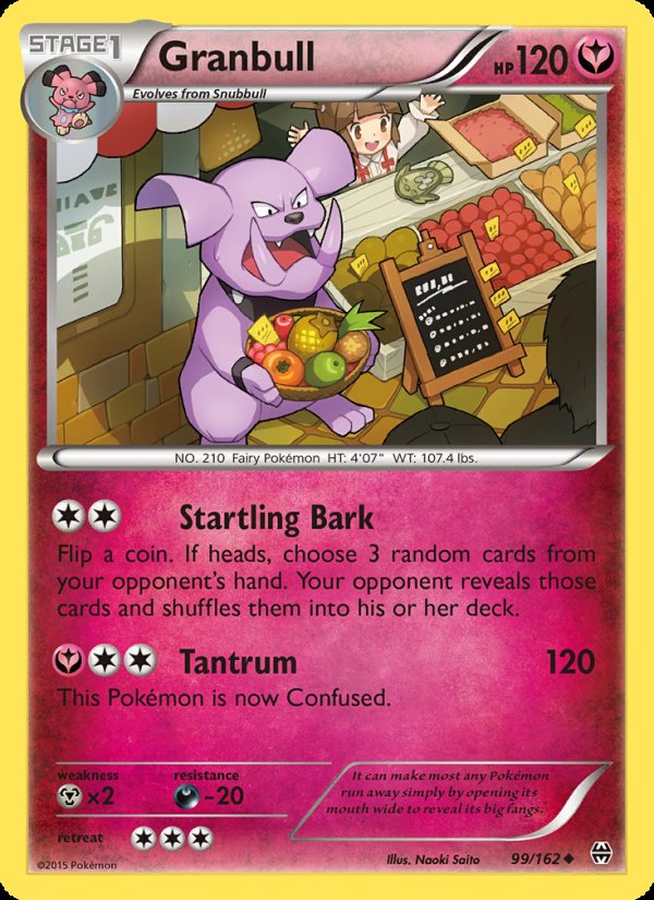 Granbull 99/162 - BREAKthrough Pokemon card
