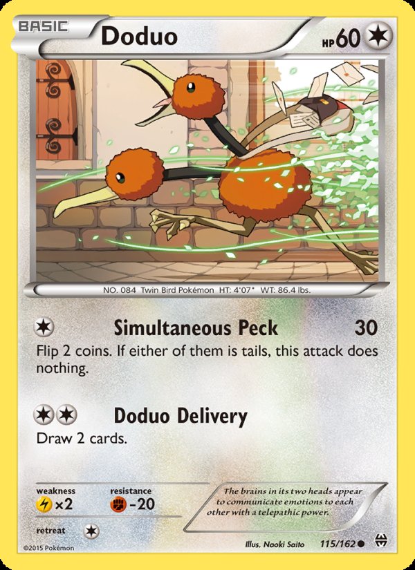 Doduo 115/162 - BREAKthrough Pokemon card