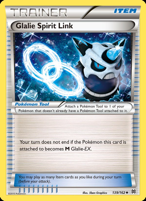 Glalie Spirit Link 139/162 - BREAKthrough Pokemon card