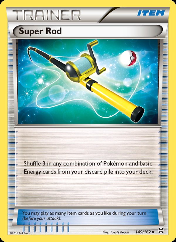 Super Rod 149/162 - BREAKthrough Pokemon card