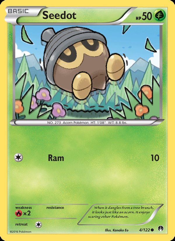 Seedot 4/122 - BREAKpoint Pokemon card
