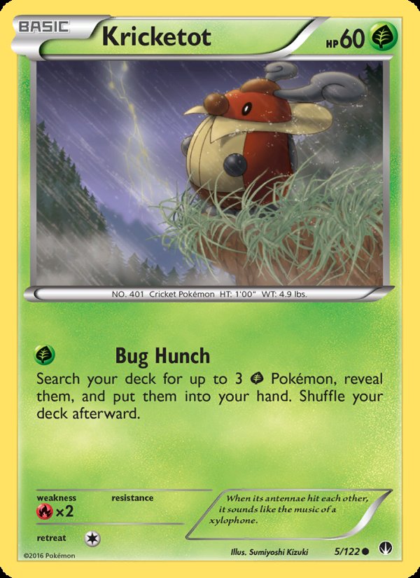 Kricketot 5/122 - BREAKpoint Pokemon card