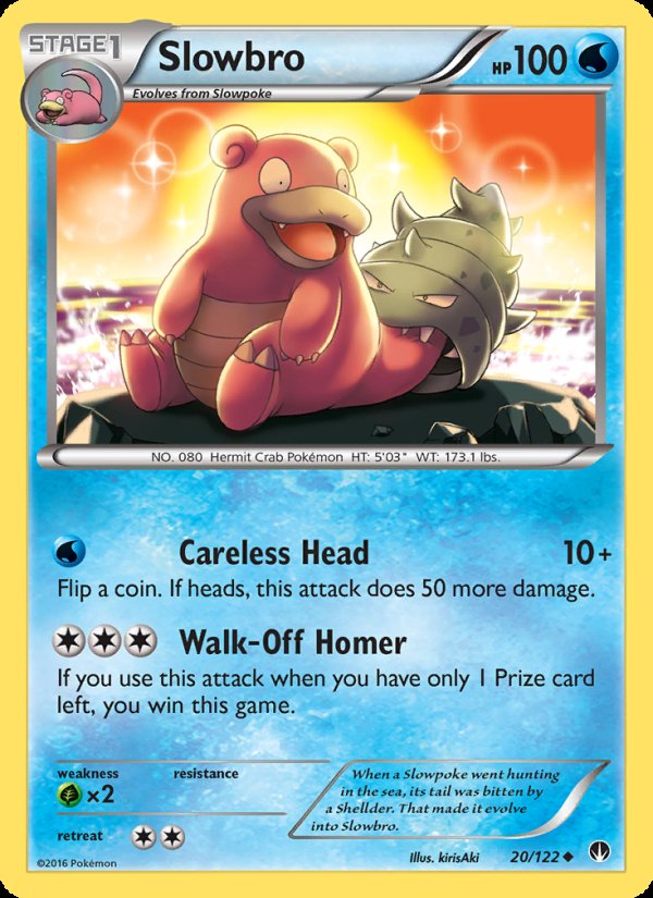 Slowbro 20/122 - BREAKpoint Pokemon card