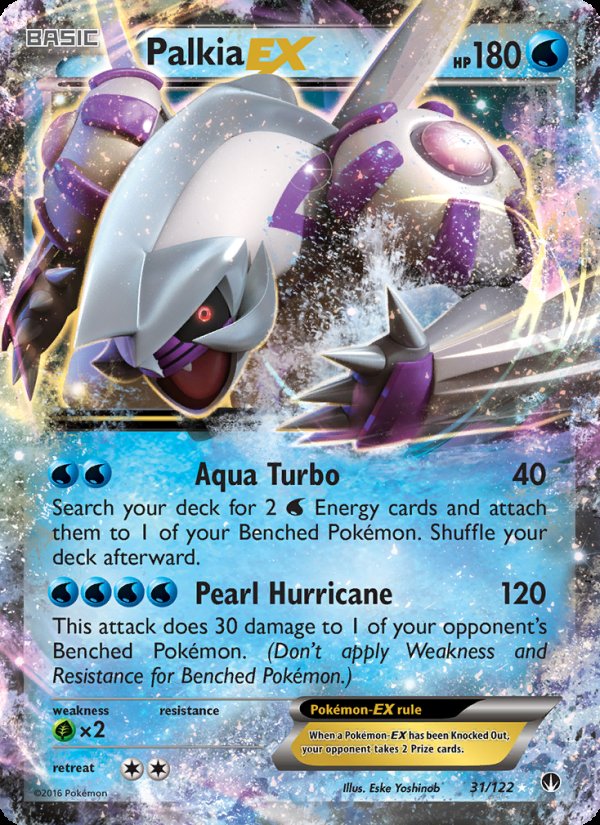 Palkia EX 31/122 - BREAKpoint Pokemon card