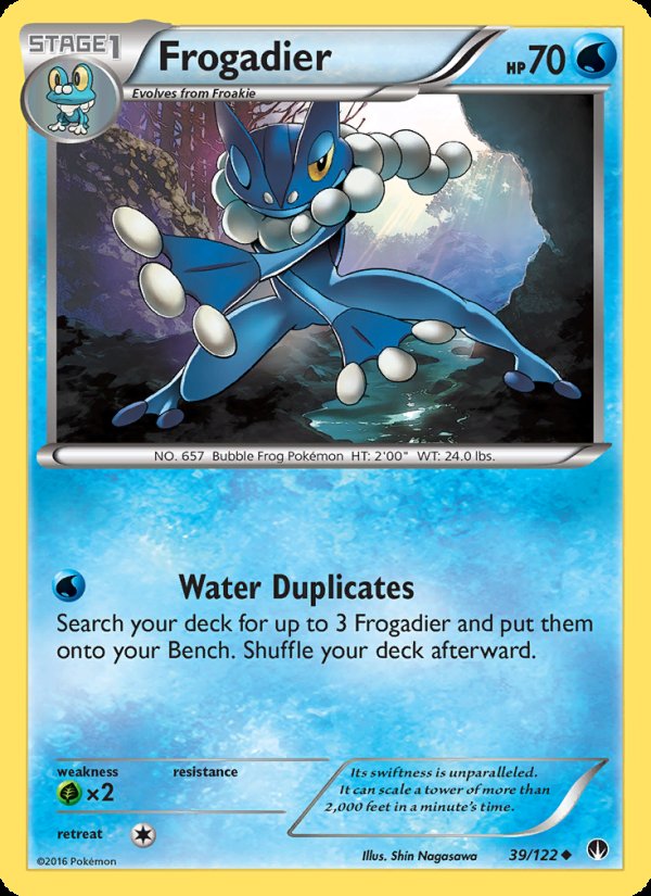 Frogadier 39/122 - BREAKpoint Pokemon card