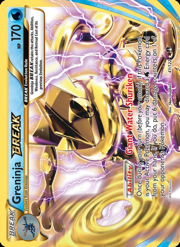 Greninja BREAK 41/122 - BREAKpoint Pokemon card