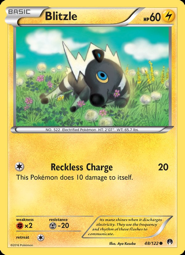 Blitzle 48/122 - BREAKpoint Pokemon card